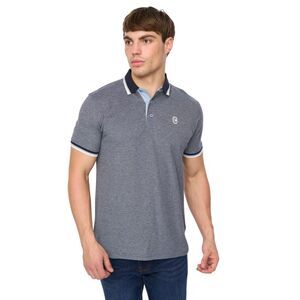 Crosshatch Mens Mettormoore Polo Shirt / Navy